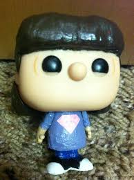 Dennis Gugin Custom Funko Pop Vinyl Action Figure Peanuts Jenny As Supergirl Custom Funko Pop Custom Funko Vinyl Figures