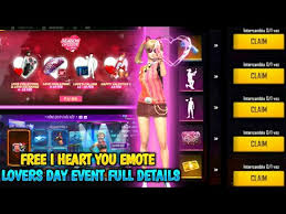 The players can buy the emotes by spending the required amount of diamonds in the store. Free Heart You Emote In Free Fire Lover S Day Eve