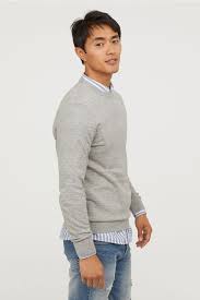 Fine Knit Sweater Light Gray Melange Men H M Us Mens Fashion Cardigan Sweater Outfits Men Mens Fashion Sweaters