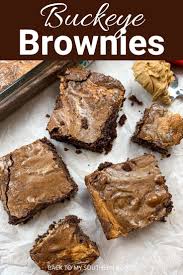 Easy Buckeye Brownies With Sweetened Condensed Milk Recipe Recipe Buckeye Brownies Delicious Brownies Condensed Milk Recipes