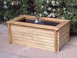 Willow fly garden pond liner (86 gallons) in a box. Norlogs Rectangular Raised Garden Pool 60 Gallon Liner Pump Fish Pond Tank Easy Diy Amazon Co Uk Garden Outdoors