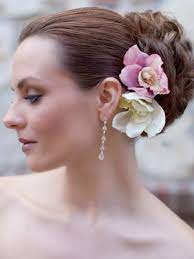 Cymbidium Orchid Hair Pin By Hair Comes The Bride Orchid Hair Flowers Flowers In Hair Wedding Hair Flowers