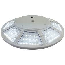 Solar Led Flagpole Light Fixture Patriot Colors