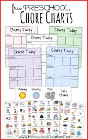 You can also browse through our toddler printables and kindergarten printables. Free Preschool Chore Charts Subscriber Freebie
