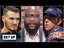 Reacting To Mitchell Trubisky Losing His Starting Spot To Nick Foles Get Up Dan Graziano Greg Mcelroy Jeff Saturday A Marcus Spears Jeff Saturday Sport Event