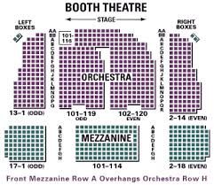 Booth Theatre Broadway Seating Chart