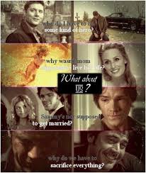 Why Do We Have To Sacrifice Everything 2x20 What Is And What Should Never Be Supernatural Spn Supernatural Quotes Supernatural Fans Supernatural