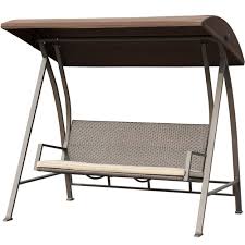 Costway patio canopy swing glider hammock cushioned steel frame outdoor loveseat garden. The Best 3 Person Patio Swing With Canopy Hanging Chairs
