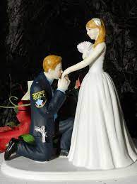 Police Officer Cop Groom Kiss Bride Hand Wedding Cake Topper Etsy Police Wedding Bride Police Officer Wedding