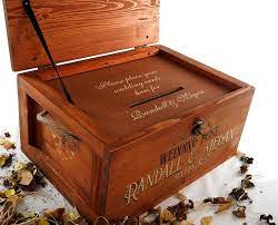 Rustic wedding card box from wedding bee. How To Make Your Own Wedding Card Box Kiss The Bride Magazine