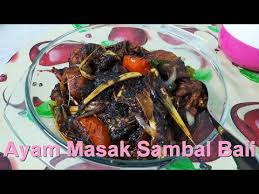 Ayam goreng is an indonesian and malaysian dish consisting of chicken deep fried in oil. Ayam Sambal Bali Sedap Sangat Menyelerakan