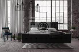 Rausfinden das neueste bilder von stylische schlafzimmer len hier, und auch du können finden sie die bild hier. Stylisches Schlafzimmer In Modernem Industrie Look Loft Fototapete Fototapeten Betrieb Industrie Fenster Myloview De