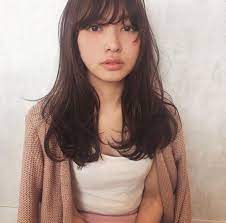 もう失敗しない ちょっと伸びた前髪を上手に切るコツ 方法 hair ヘアスタイリング ヘアスタイル ロング 小顔 カット