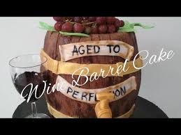 Learn How To Make Wine Barrel Cake Youtube In 2020 Barrel Cake Wine Barrel Cream Recipes
