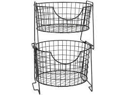 aufbewahrungskorb fur die kuche aus metalldraht schwarz aufbewahrungskorbe aufbewahrung kuche