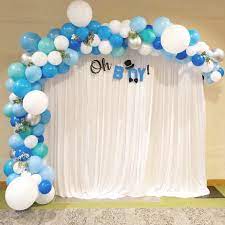 Baptism Baby Shower Balloons Boy Baby Shower Themes Baby Boy Balloons