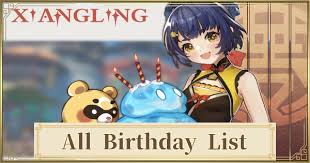 Free birthday list template that you can customize online then print at home. All Character Birthday List Rewards Player Cake Genshin Impact Gamewith
