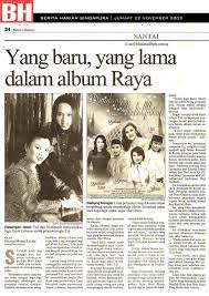 Britania raya ikut serta dalam kontes lagu eurovision 2015 dengan lagu still in love with you, yang ditulis oleh david mindel dan adrian bax white. Yang Baru Yang Lama Dalam Album Raya Berita Harian Singapura Balai Mitra