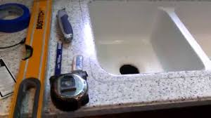 how to replace a corian (resin) sink