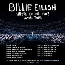 Check spelling or type a new query. Billie Eilish On Twitter Where Do We Go World Tour 2020 Https T Co Nj4l6ocrp3