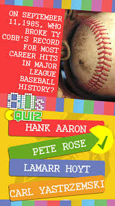 Run to second base to hold the runner. 80s Trivia Quiz Game 1980s Quiz For Android Apk Download