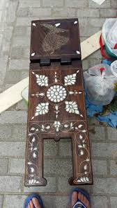 Sedef Kakma Kur An Rahlesi Calismam Sanat Ahsap Yakma Kutular