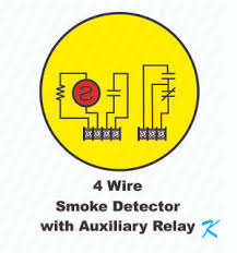 Smoke detector activates internal sounder (local alarm) and auxiliary relay, but does not latch. What Is A Four Wire Smoke Detector
