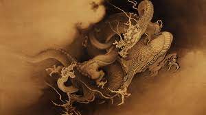 Dragon | karuta カルタ金 feudal japan (1185 a.d. 50 Japanese Dragon