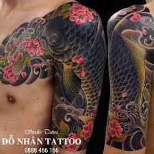Sửa hình xăm lỗi bằng cá chép hóa rồng trên bắp tay cực nét được chính artist trần kỹ thiết kế và thực hiện trong 1 lần xăm với 6. Tá»•ng Há»£p 50 Hinh XÄƒm Ca Chep Ä'áº¹p Nháº¥t Ä'á»— Nhan Tattoo