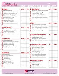 40 printable house cleaning checklist templates template lab