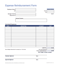 Free Expense Reimbursement Form For Excel Attendance Sheet Template Templates Printable Free Templates