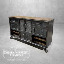 This simple bar cabinet is the perfect accessory to mix and mingle in your home. Industrial Bar Cabinets Bar Scene Decor