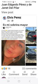 Enid J.Pérez del Pilar Mide 5'2 Residente de Vega baja Bo. Amadeo Trabaja  en Abot de Barceloneta habría que esperar hasta el lunes para llamar a la  fábrica a ver si fue
