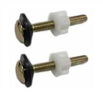 Toilet Seat Bolts Screws Toilet Tank Fitting Hinge Bolts Plastic Nuts  Replacement Parts Toilet Bolts