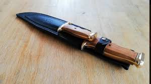 The knife measures 7.25 open and 4 closed. Andujar Spanisches Bowie Messer Mit Beimesser Youtube