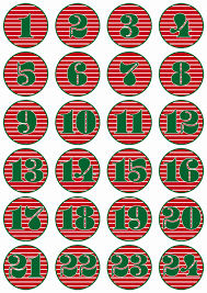 Adventskalender zahlen zum ausdrucken pdf | herzideen : Zahlen Zum Ausdrucken A4