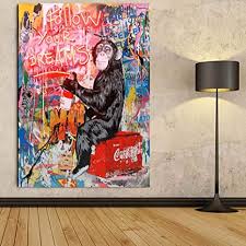 We did not find results for: Amazon Com Faicai Art Banksy Graffiti Street Art Paintings Canvas Wall Art Drawing Orangutan Fluorescent Follow Your Dreams Superman Background Pop Art Prints Posters Wall Decor Wooden Framed 20 X28 Posters Prints