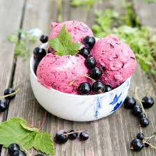 Glace Au Cassis Au Thermomix Recette En 2020 Glace Thermomix Recette