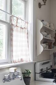 Measure the window, adding length and width for seams. Diy Cafe Curtains Farmhouse On Boone
