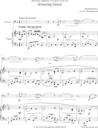 Amazing grace, how sweet the sound, that saved a wretch like me. Amazing Grace Cello And Piano Sheet Music By Traditional