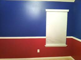 The Jarcar Family Blog Evan S Baseball Texas Rangers Nursery Boy Room Paint Boy Room Red Boys Bedroom Paint Color