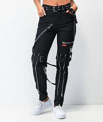 Tripp Nyc Classic Black Bondage Pants