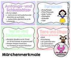 Kleine Plakate Zu Den Marchenmerkmalen Kindergarten Classroom Games Teacher Blogs Teacher