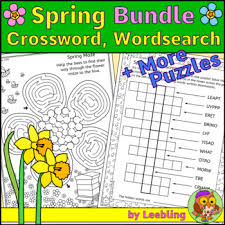 2nd grade crossword puzzles are a super fun way to practice 2nd grade spelling words and building vocabulary while playing second grade crossword puzzles! Spring Crossword Puzzles Worksheets Teaching Resources Tpt