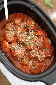 Slow Cooker Italian Meatballs Recipe Girl Versus Dough Recipe Slow Cooker Meatballs Italian Recipes Italian Meatballs Recipe