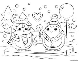 Pour la saint valentin 2019, nous avons de nombreux produits géniaux à offrir. Coloriage Pingouin Couple En Amour St Valentin Dessin St Valentin A Imprimer