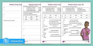 Digms of modal verbs that have the following properties: Modal Verbs Interactive Eal Worksheet