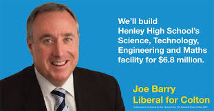 Joe Barry Liberal Candidate for Colton