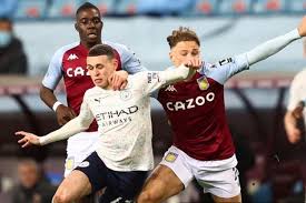 Aston villa midfielder john mcginn celebrates his shock early breakthrough at home to prem leaders manchester citycredit: Ttub2l41atx5bm