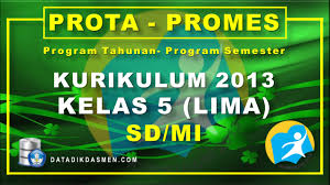 Save big on all five (5) jannatul firdous products with this unbeatable combo bundle. Prota Dan Promes Kelas 5 Sd Mi Kurikulum 2013 Tahun Pelajaran 2021 2022 Datadikdasmen Com